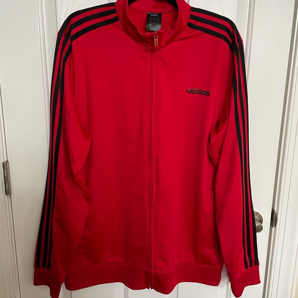 Adidas Red Track Jacket
